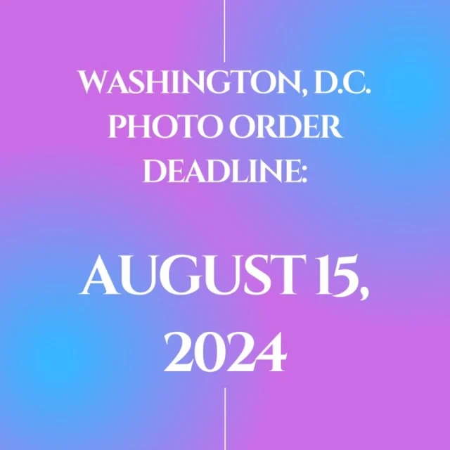 The deadline to order your photos from the family reunion in Washington, D.C. is August 15, 2024. Please visit: https://gallery.eringranzow.com/rashidfamilyreunion/
Enter your email address and select the prints, albums, or cards you wish to order.